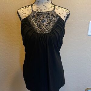 WHBM embellished top size M